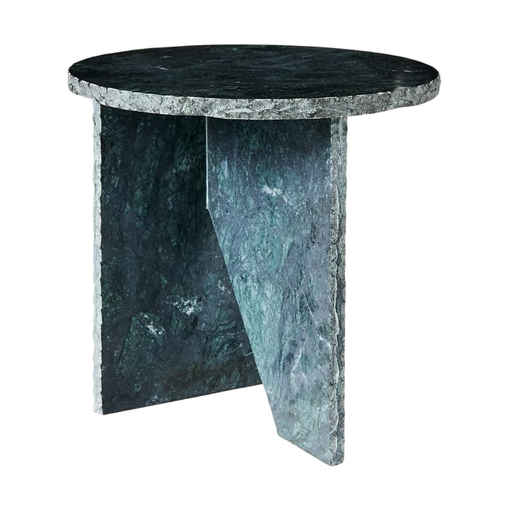 Verde sivupöytä Ø40 cm - Vihreä marmori - MUUBS