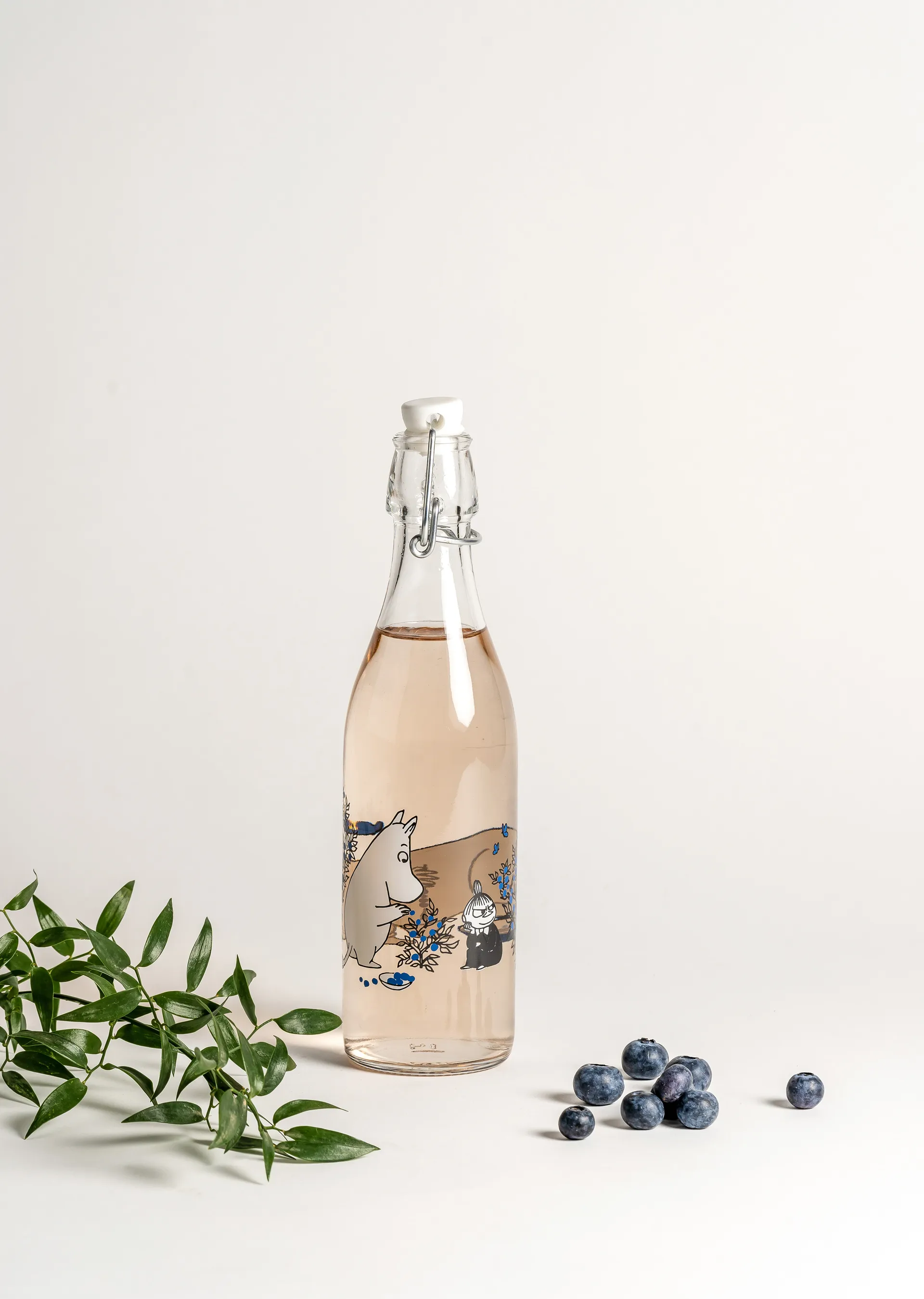 Blueberries lasipullo 0,5 L, Transparent Muurla