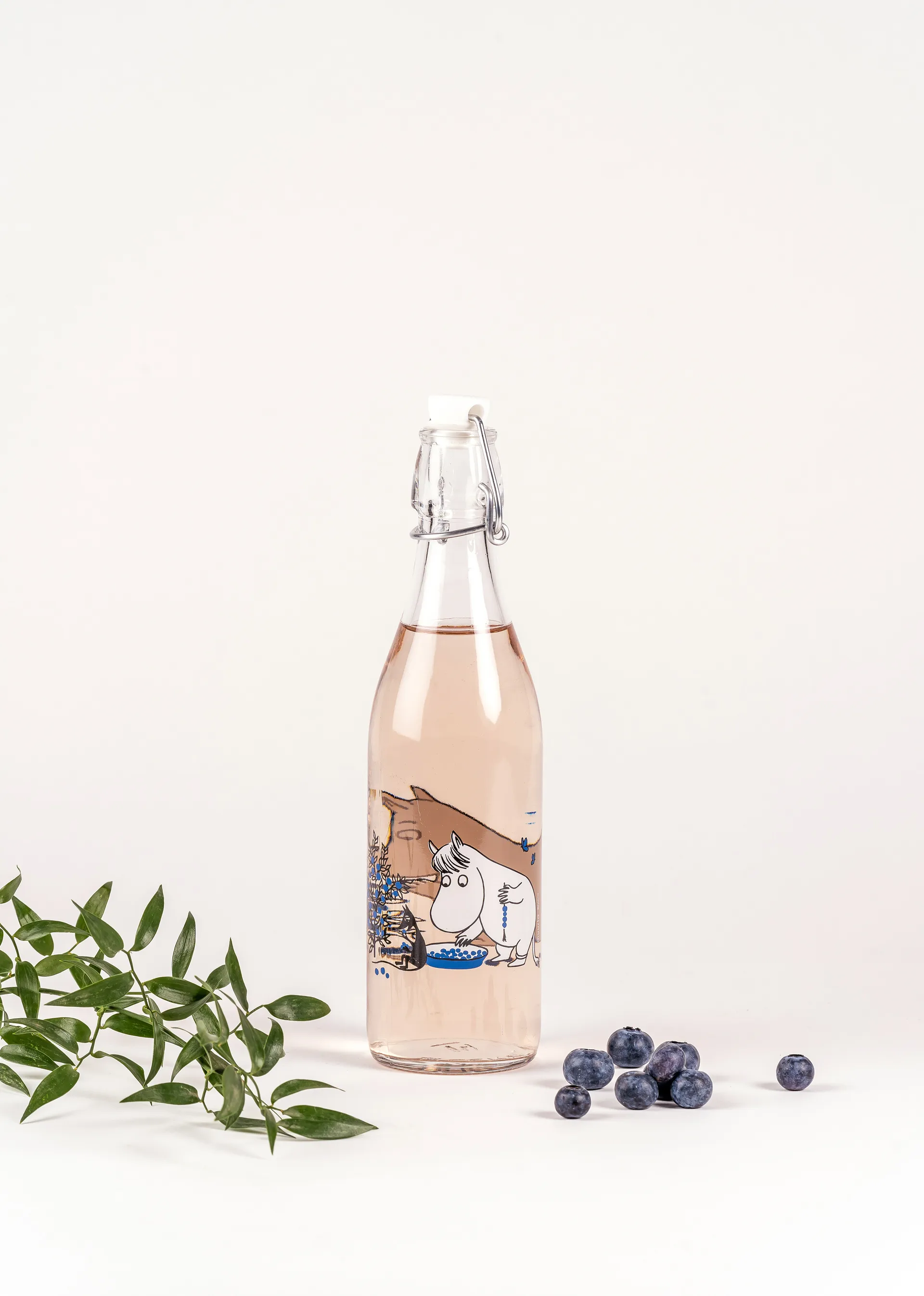Blueberries lasipullo 0,5 L, Transparent Muurla