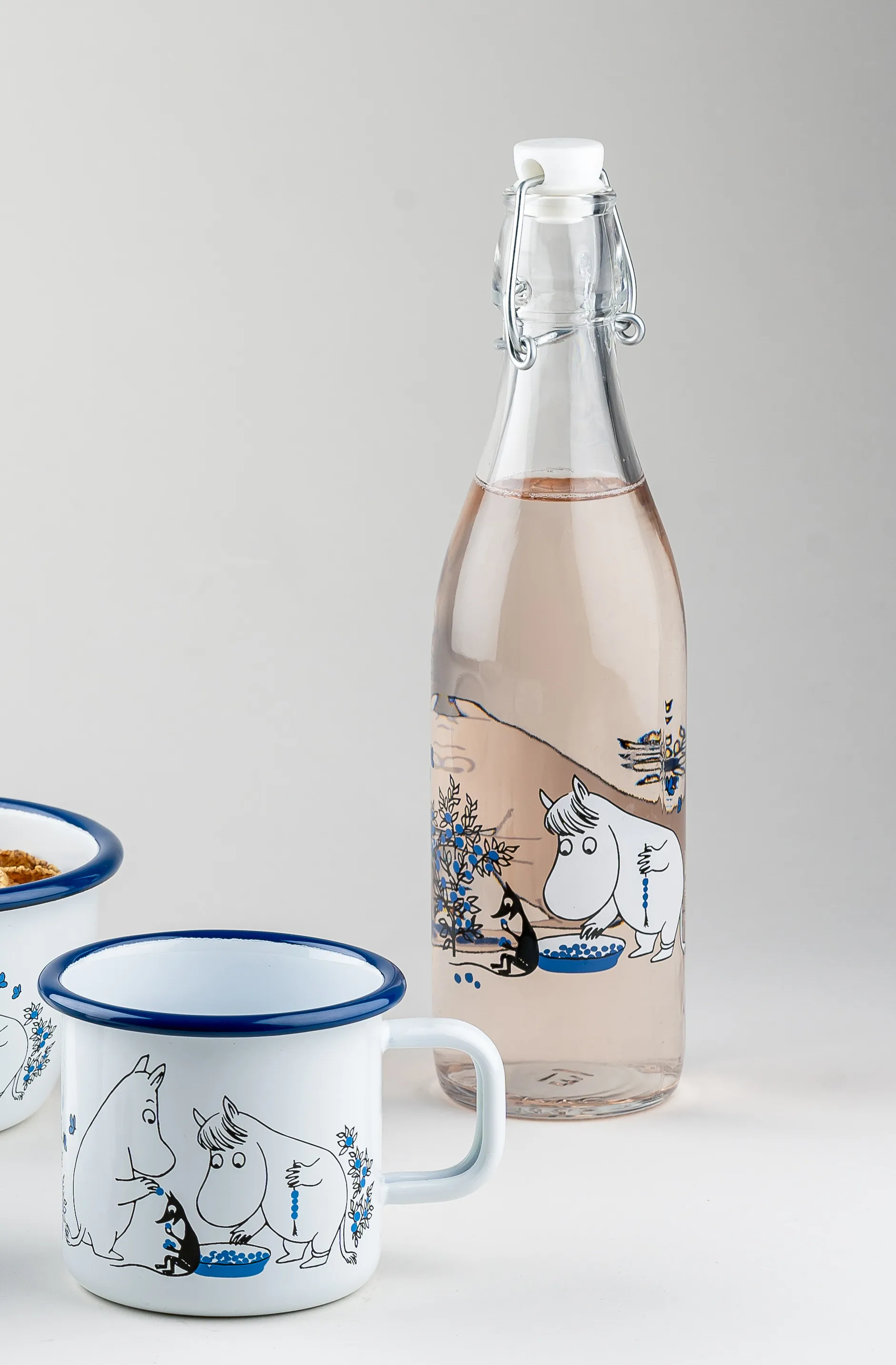 Blueberries lasipullo 0,5 L, Transparent Muurla