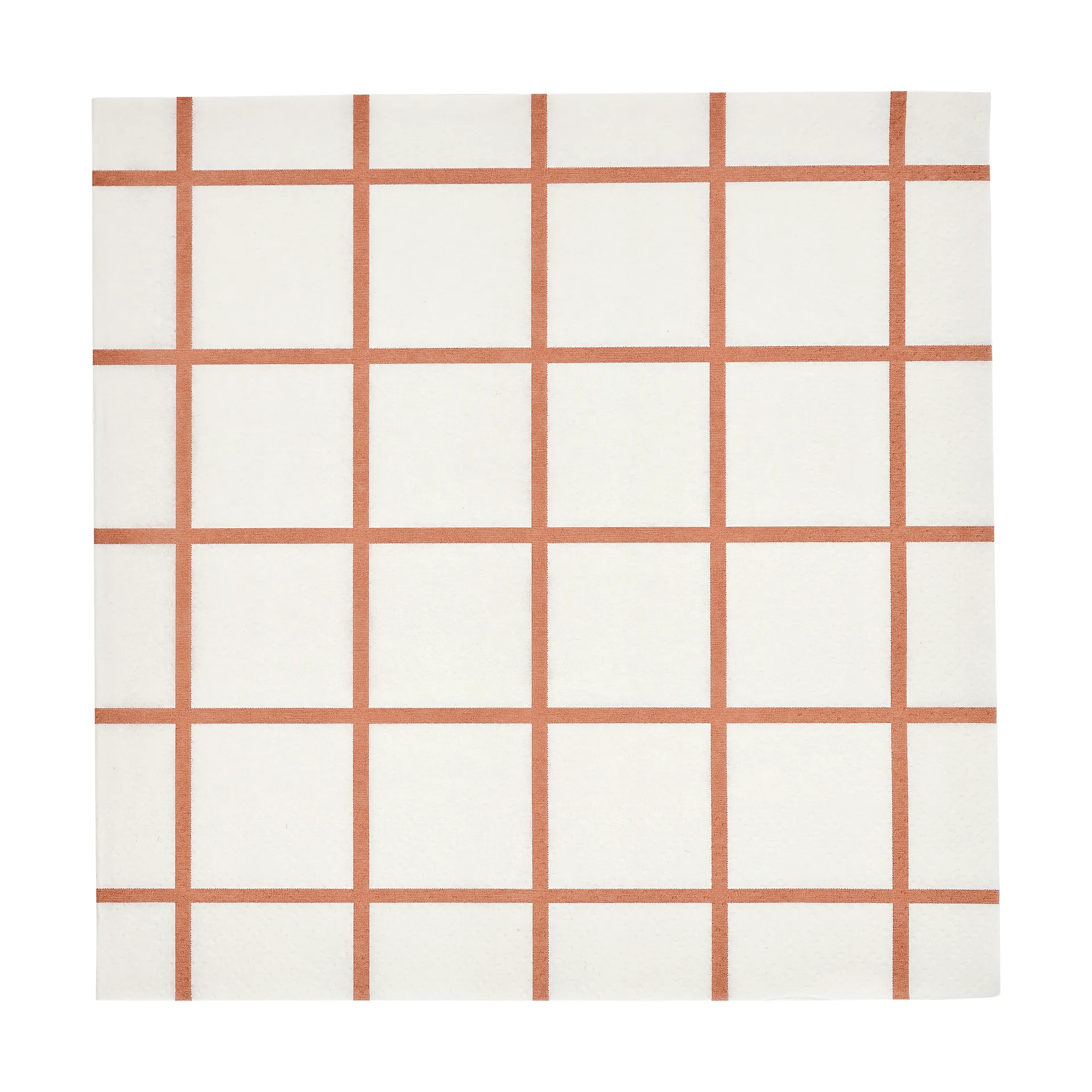 Check & Stripes paperinenäliina 25x25 cm 20-pack, Beige Muurla