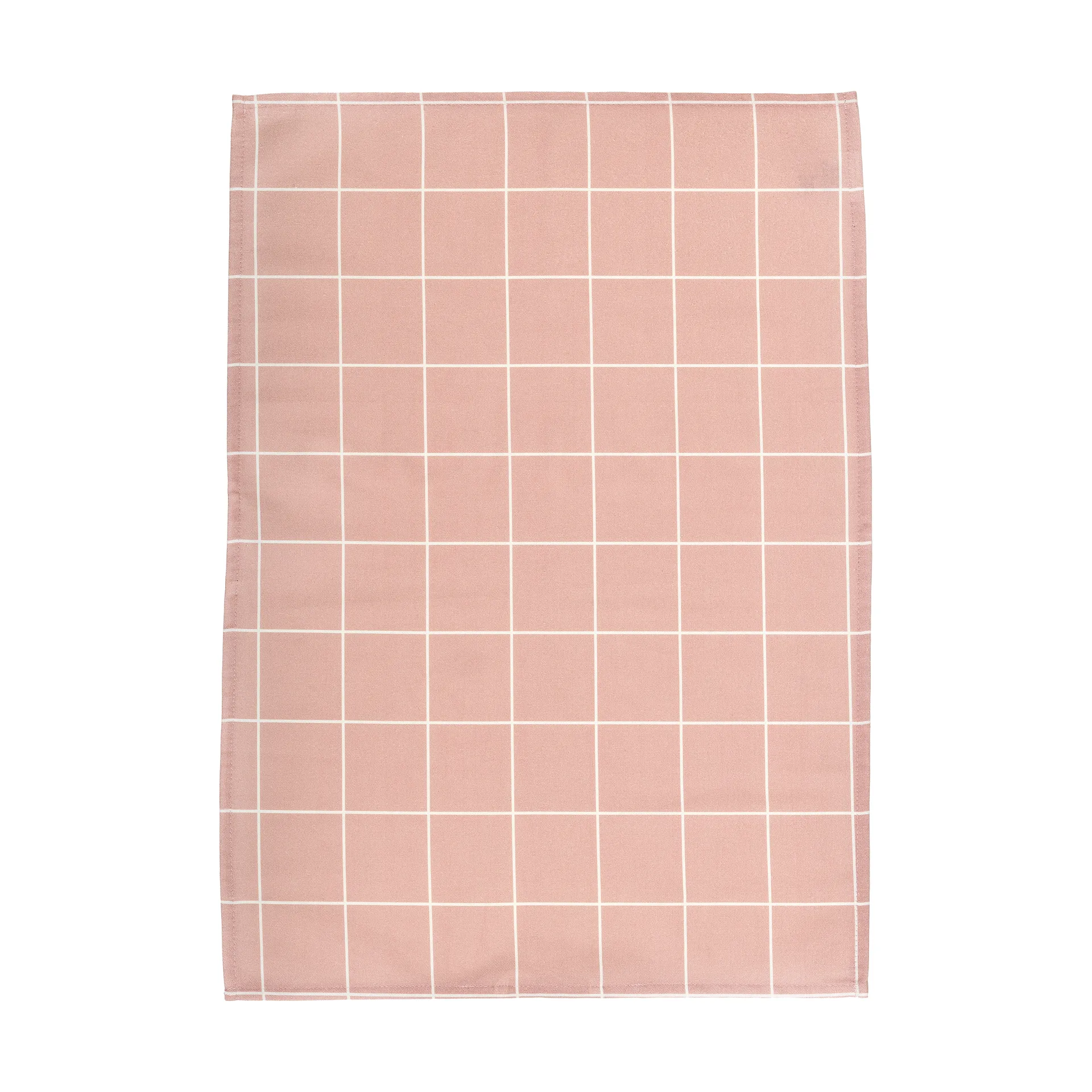 Checks & Stripes keittiöpyyhe 50x70 cm, Vaaleanpunainen Muurla