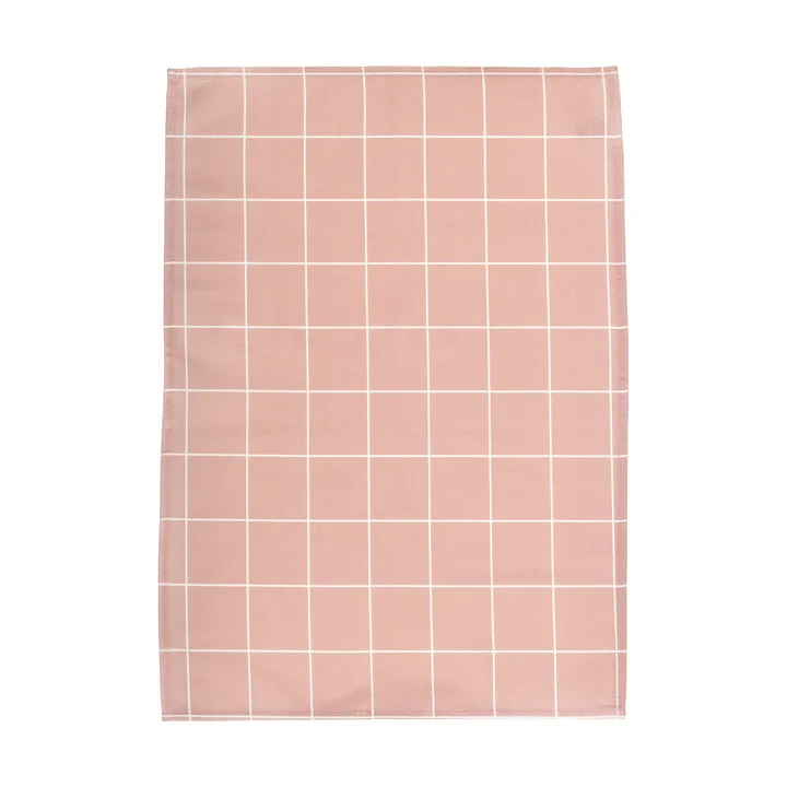 Checks & Stripes keittiöpyyhe - Vaaleanpunainen, 50x65 cm - Muurla