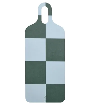 Checks & Stripes -tarjotin 13 x 33 cm - Brown-pink-green - Muurla
