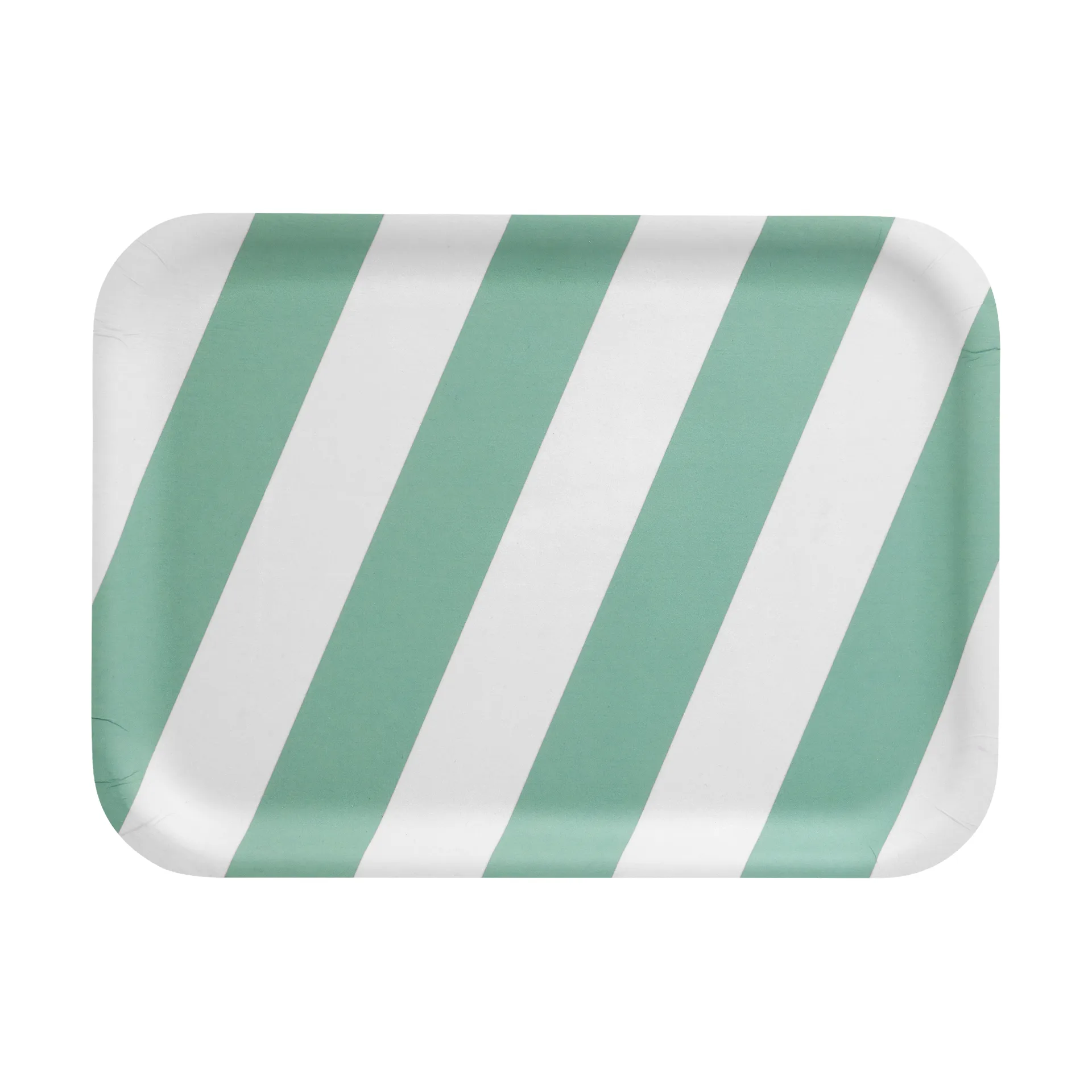 Checks & Stripes tarjotin 20x27 cm, Mint Muurla