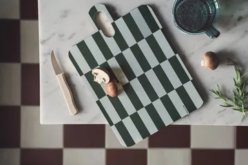 Checks & Stripes -tarjotin 21 x 31 cm - Lilac-blue-green - Muurla