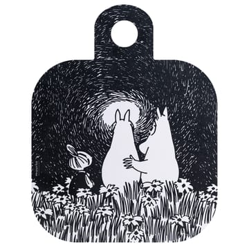 Chop & Serve Friendship -tarjotin 25 x 32 cm - Musta-vaaleanpunainen - Muurla