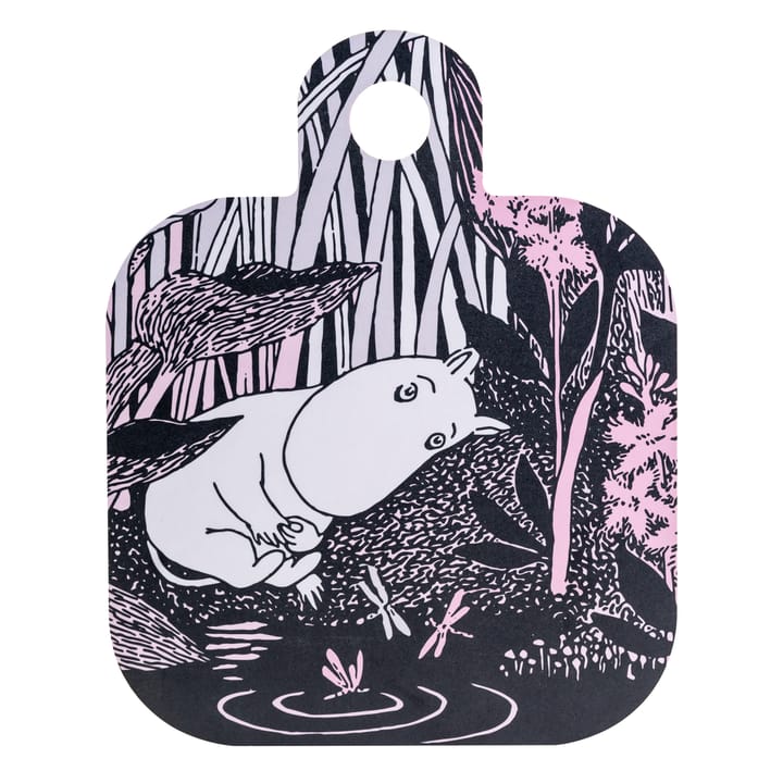 Chop & Serve Missing you -tarjotin 25 x 32 cm - Musta-vaaleanpunainen - Muurla