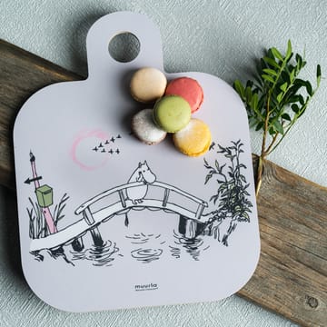 Chop & Serve Missing you -tarjotin 25 x 32 cm - Musta-vaaleanpunainen - Muurla