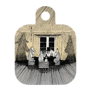 Chop & Serve Shadows -tarjotin 25x32 cm - Musta - Muurla