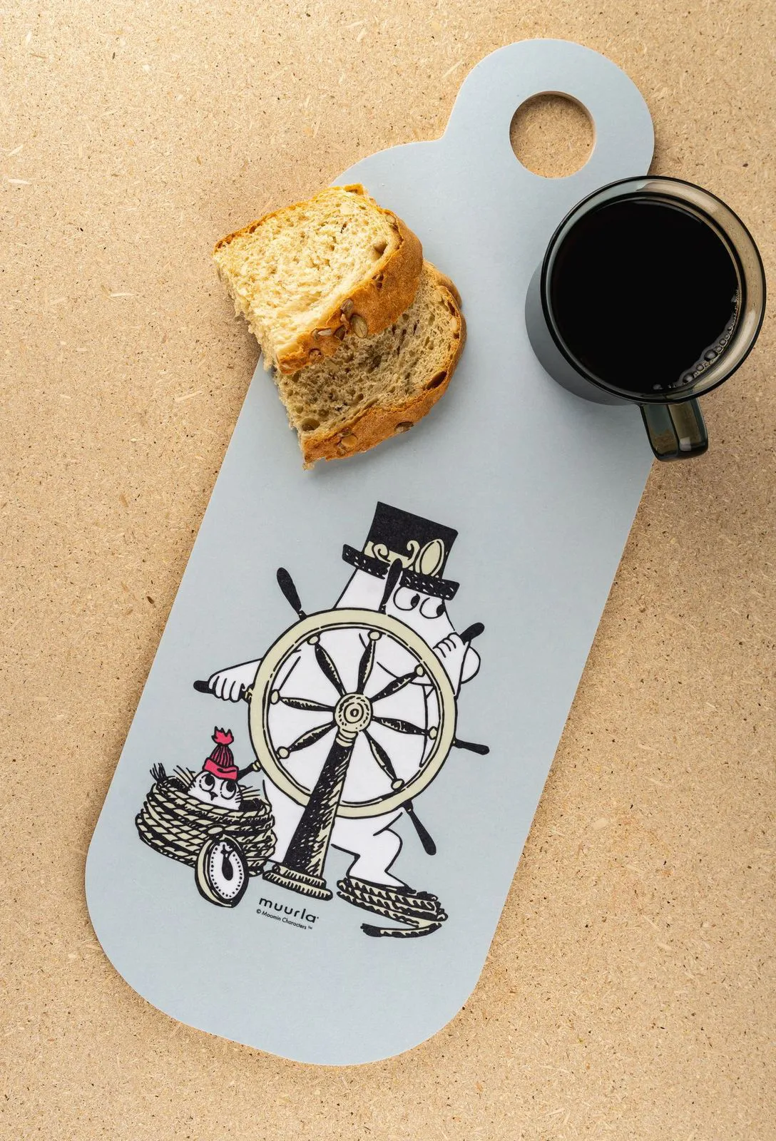 Chop & Serve The Adventurer -tarjotin 17 x 44 cm, Monivärinen Muurla