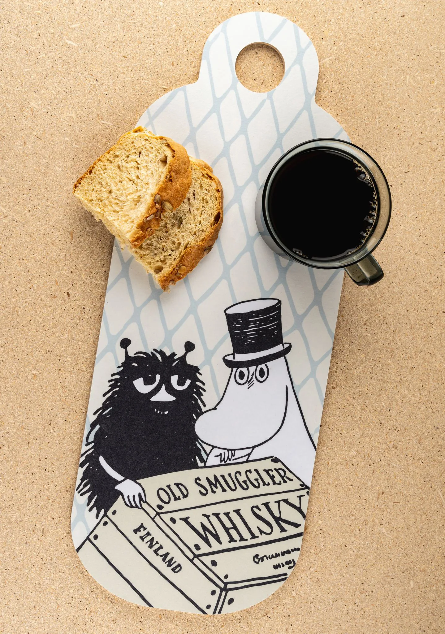 Chop & Serve The Adventurer -tarjotin 17 x 44 cm, Monivärinen Muurla