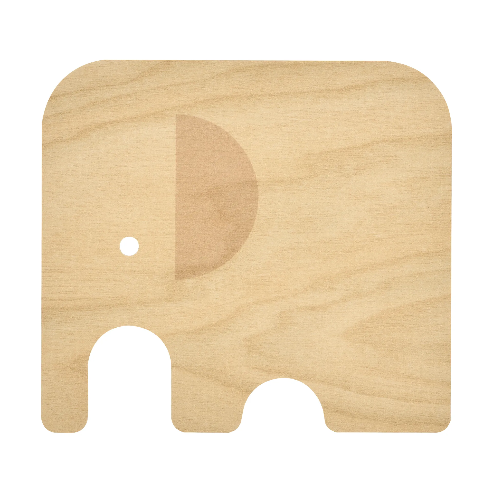 Elephant lasinalunen 11x10 cm, Keltainen Muurla