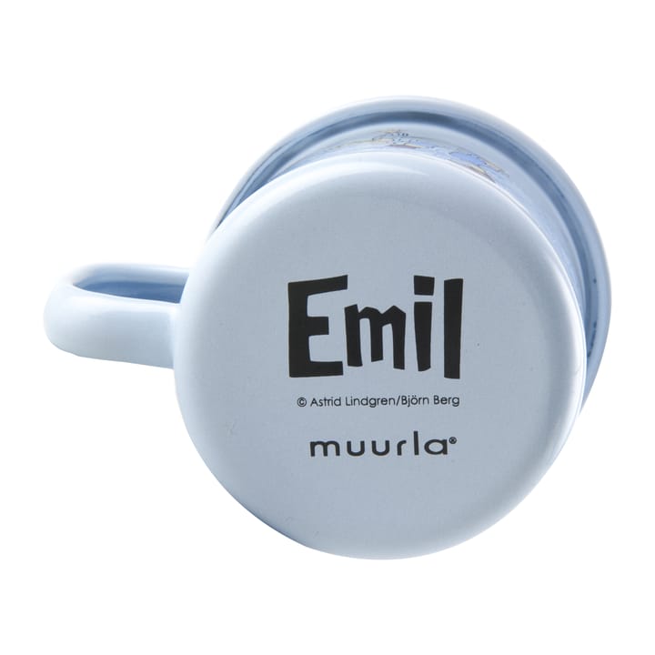 Emil blue -emalimuki 1,5 dl - Light blue - Muurla