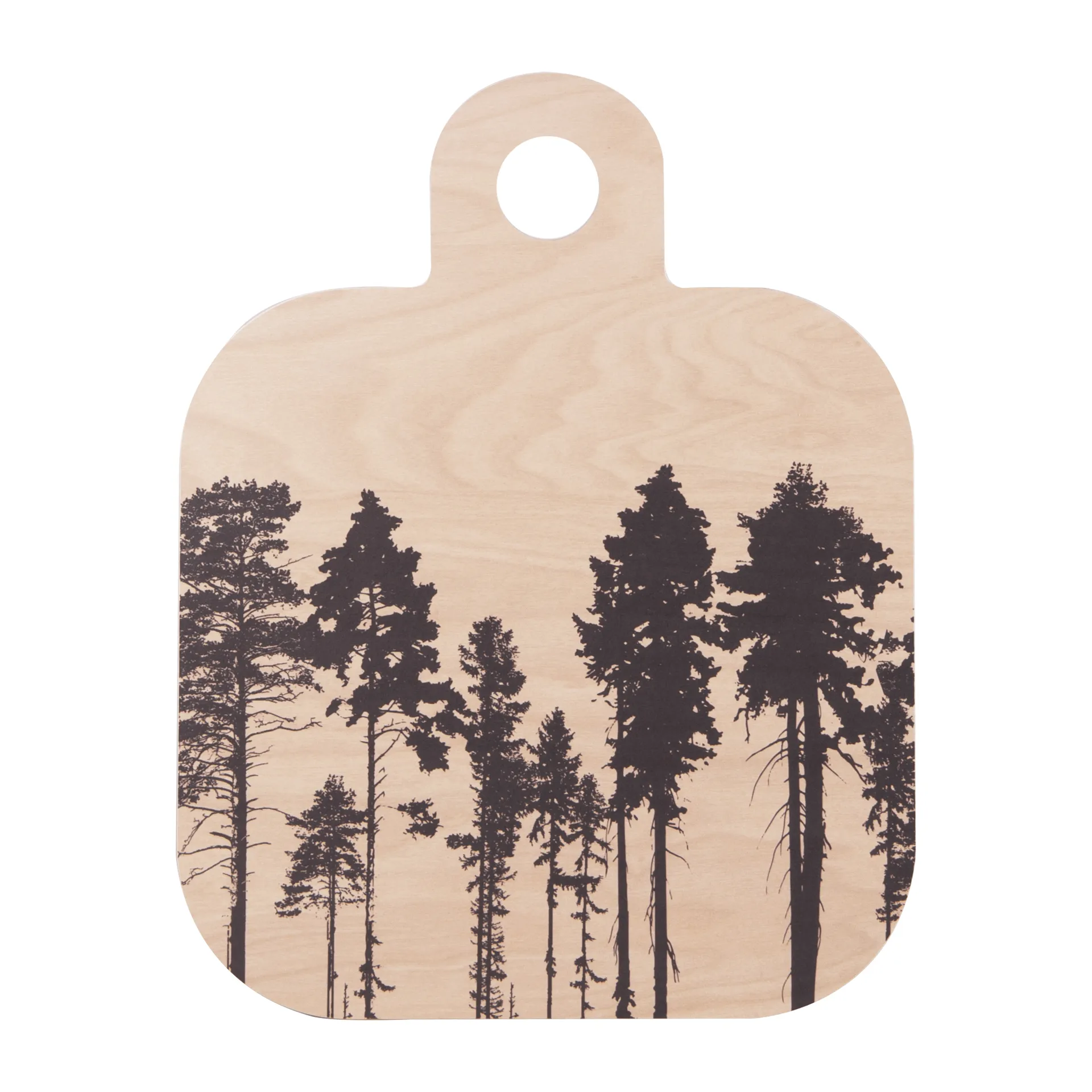 Forest leikkuulauta 25x32 cm, luonnonvärinen-musta Muurla