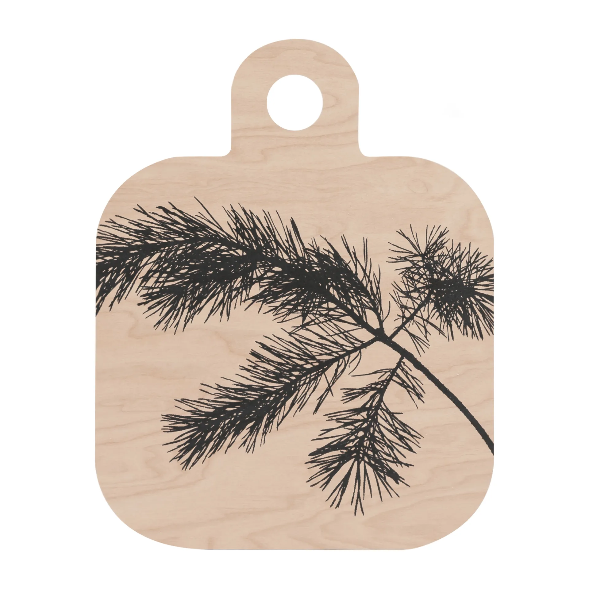 Forest leikkuulauta 25x32 cm, luonnonvärinen-musta Muurla