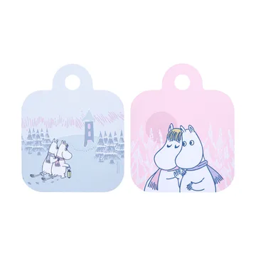 Frosty Day Muumi Chop & Serve tarjotin - 20x25 cm - Muurla