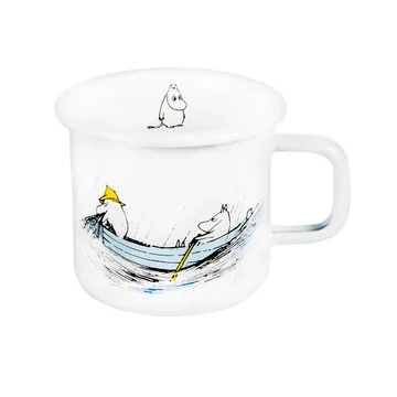 Gone fishing emalimuki 37 cl - Valkoinen - Muurla