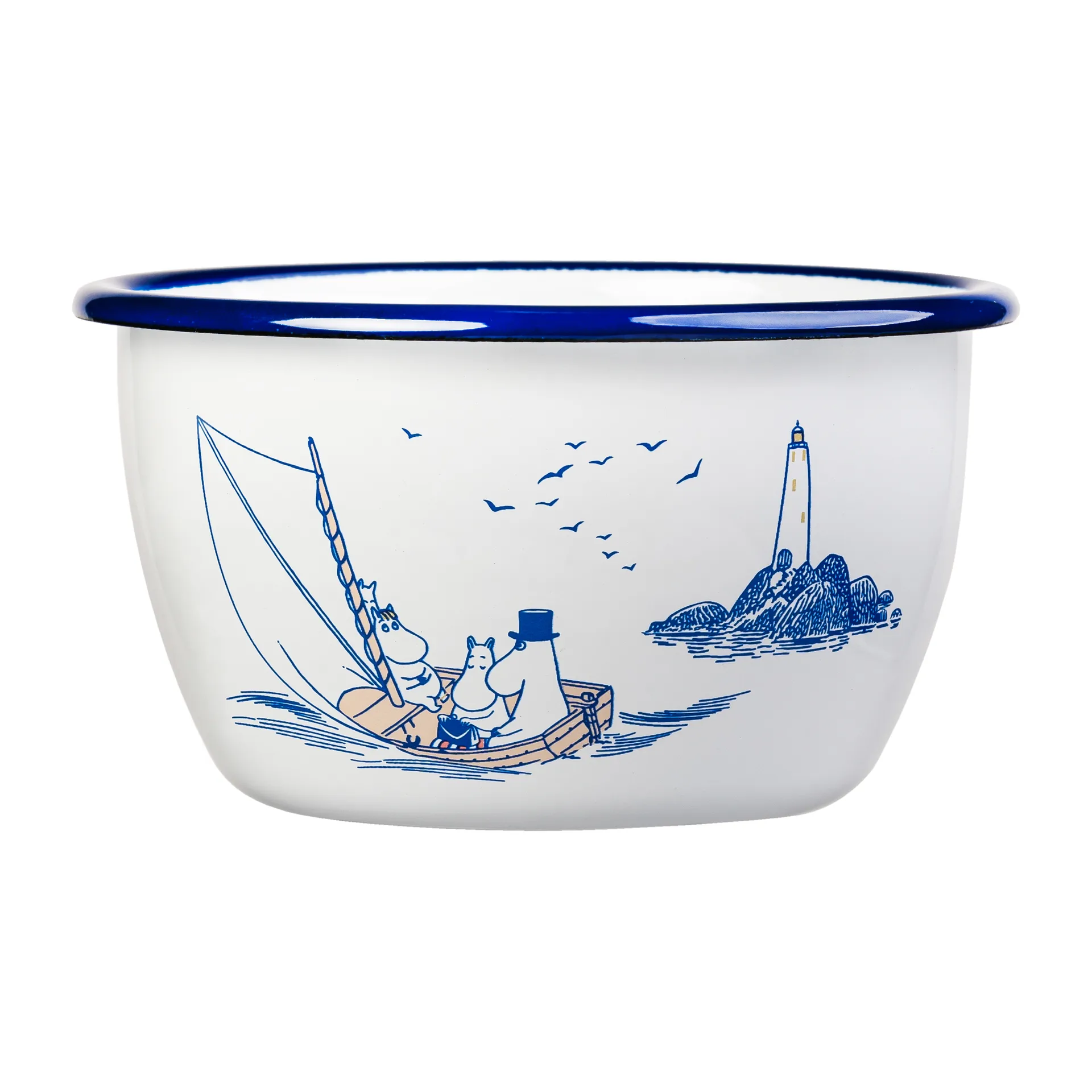 Moomin emalikulho 60 cl, Sailors Muurla