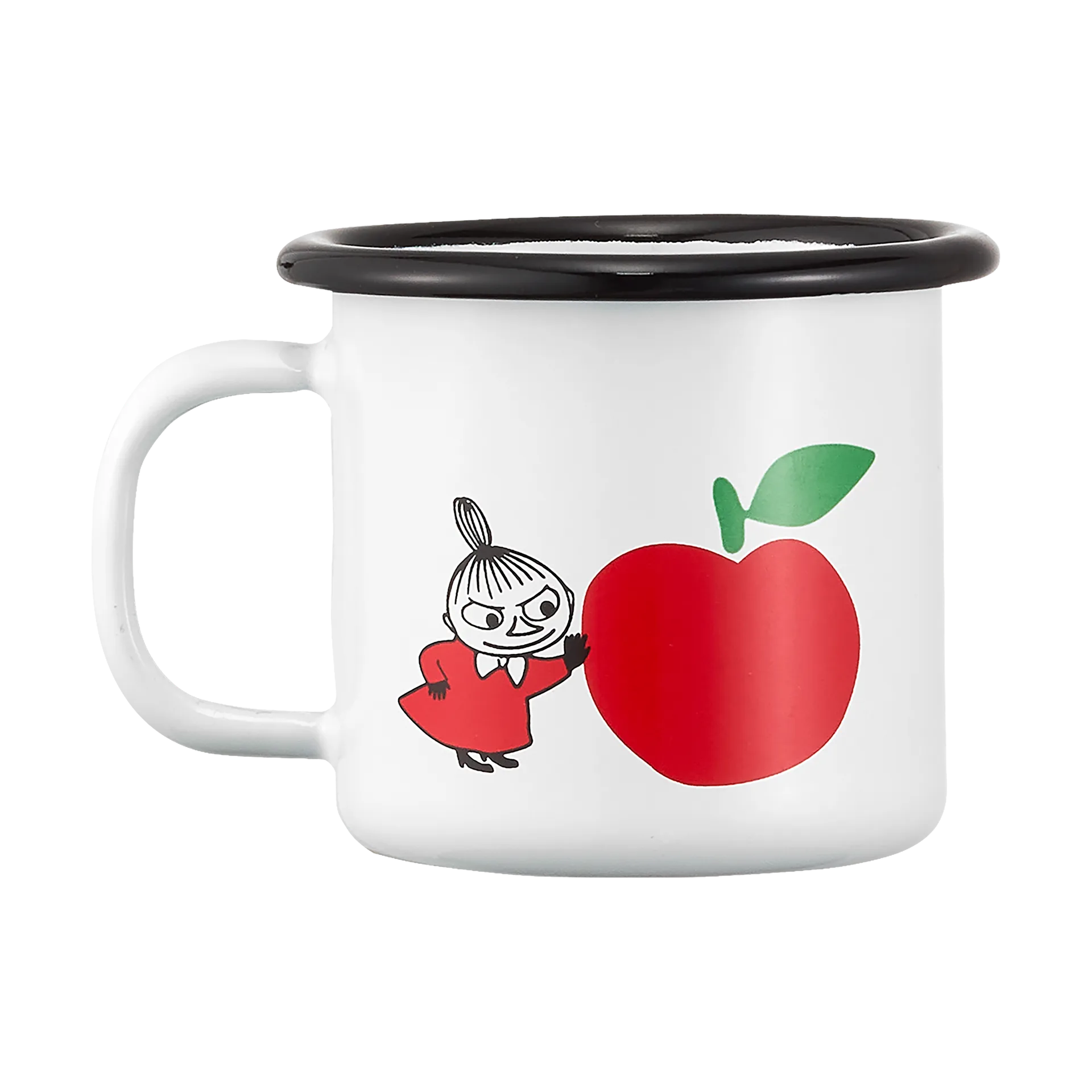 Moomin emalimuki 1,5 dl, Iloiset omenat Muurla