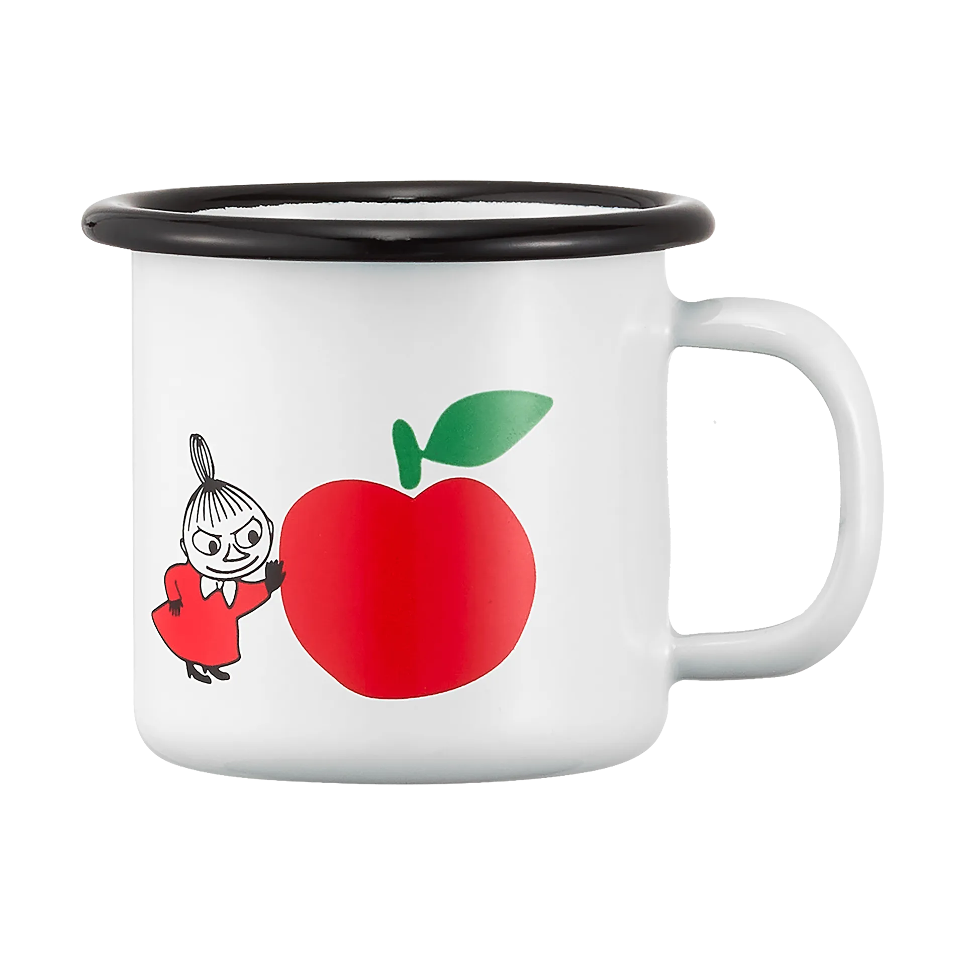 Moomin emalimuki 1,5 dl, Iloiset omenat Muurla