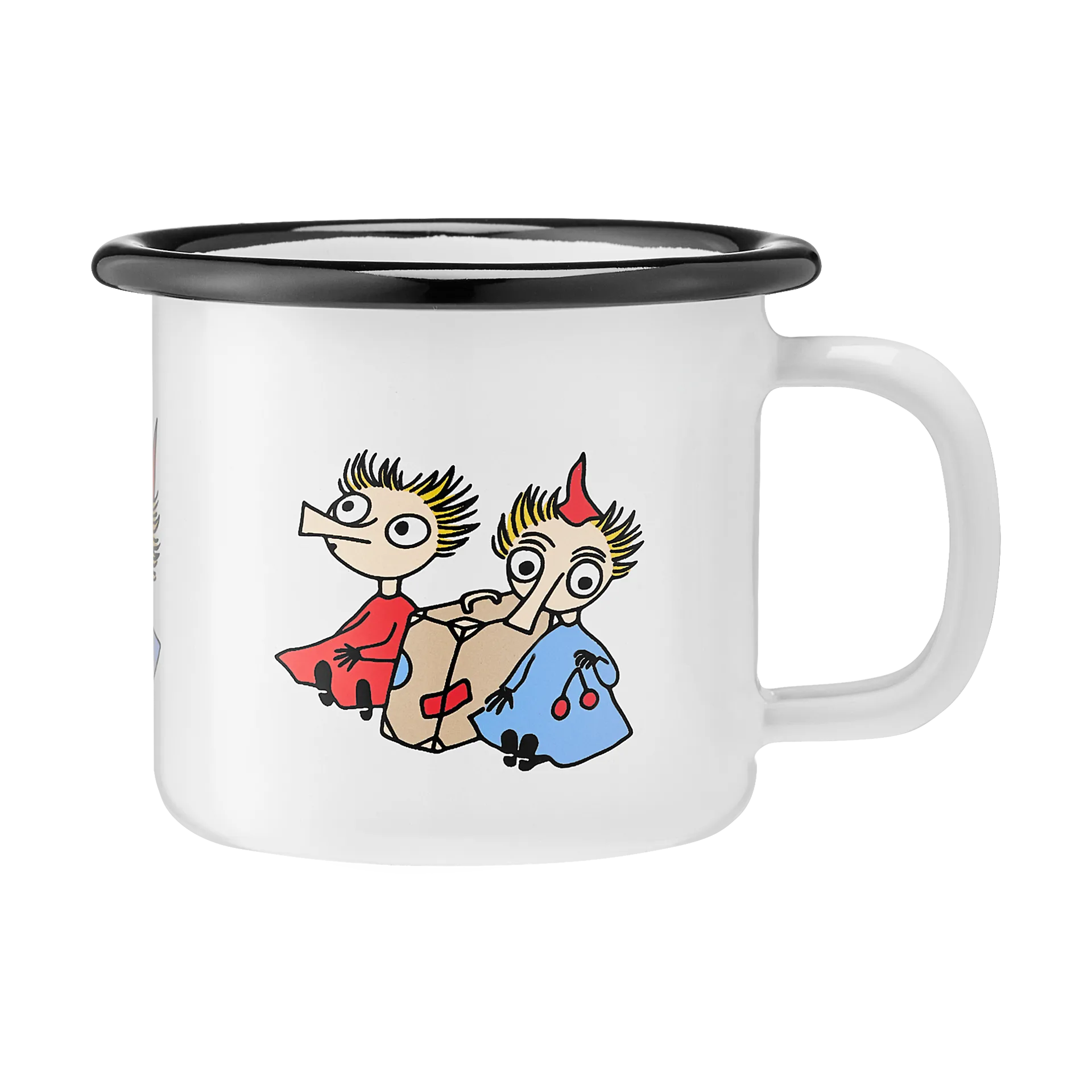 Moomin emalimuki 1,5 dl, Thingumy and bob Muurla