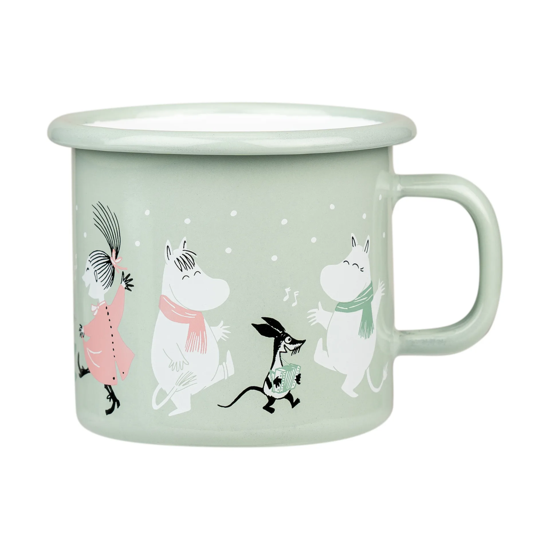 Moomin emalimuki 25 cl, Festive spirits Muurla