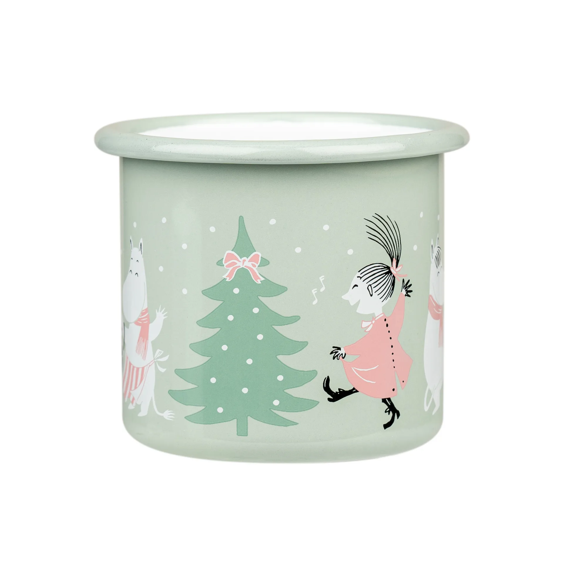 Moomin emalimuki 25 cl, Festive spirits Muurla