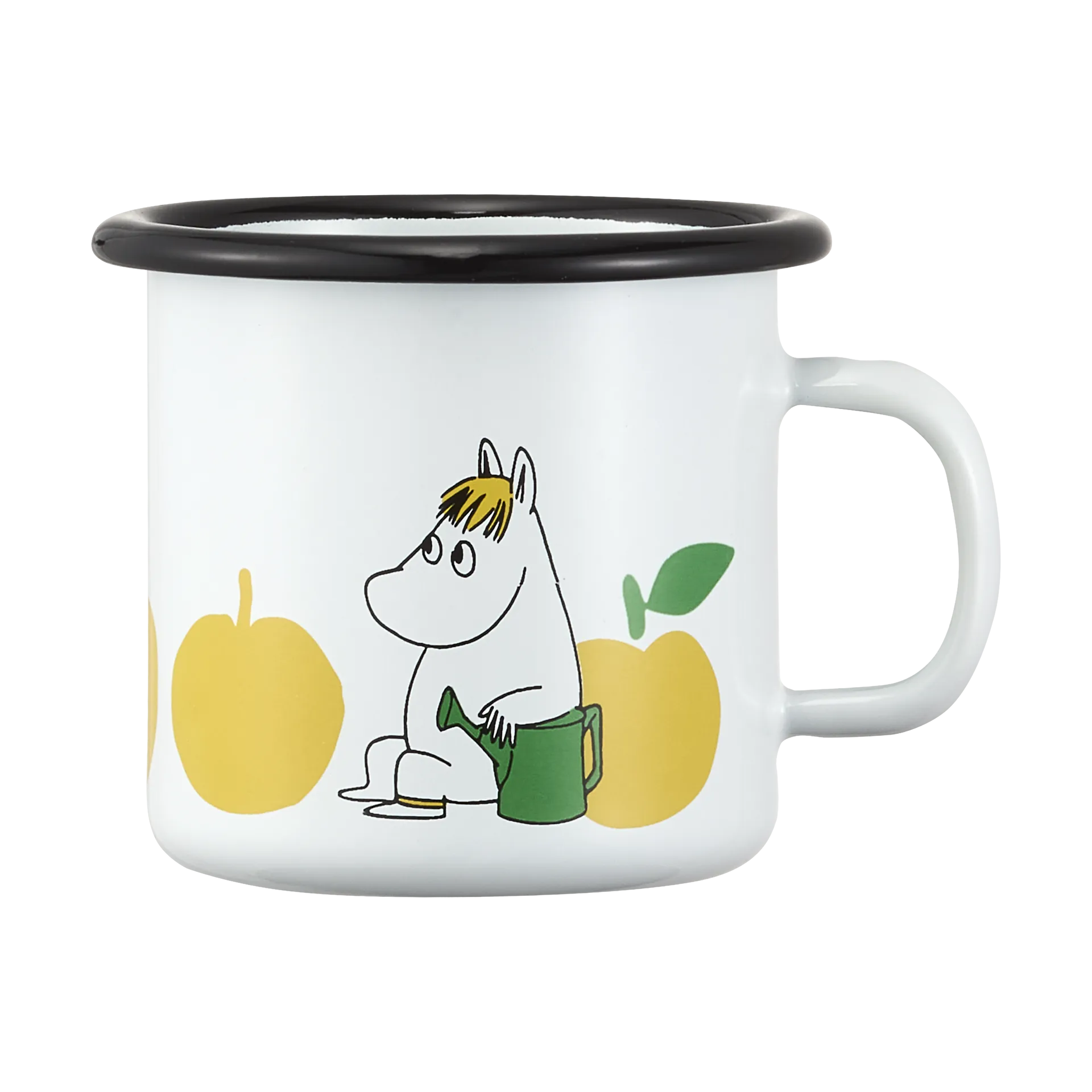 Moomin emalimuki 25 cl, Iloiset omenat Muurla