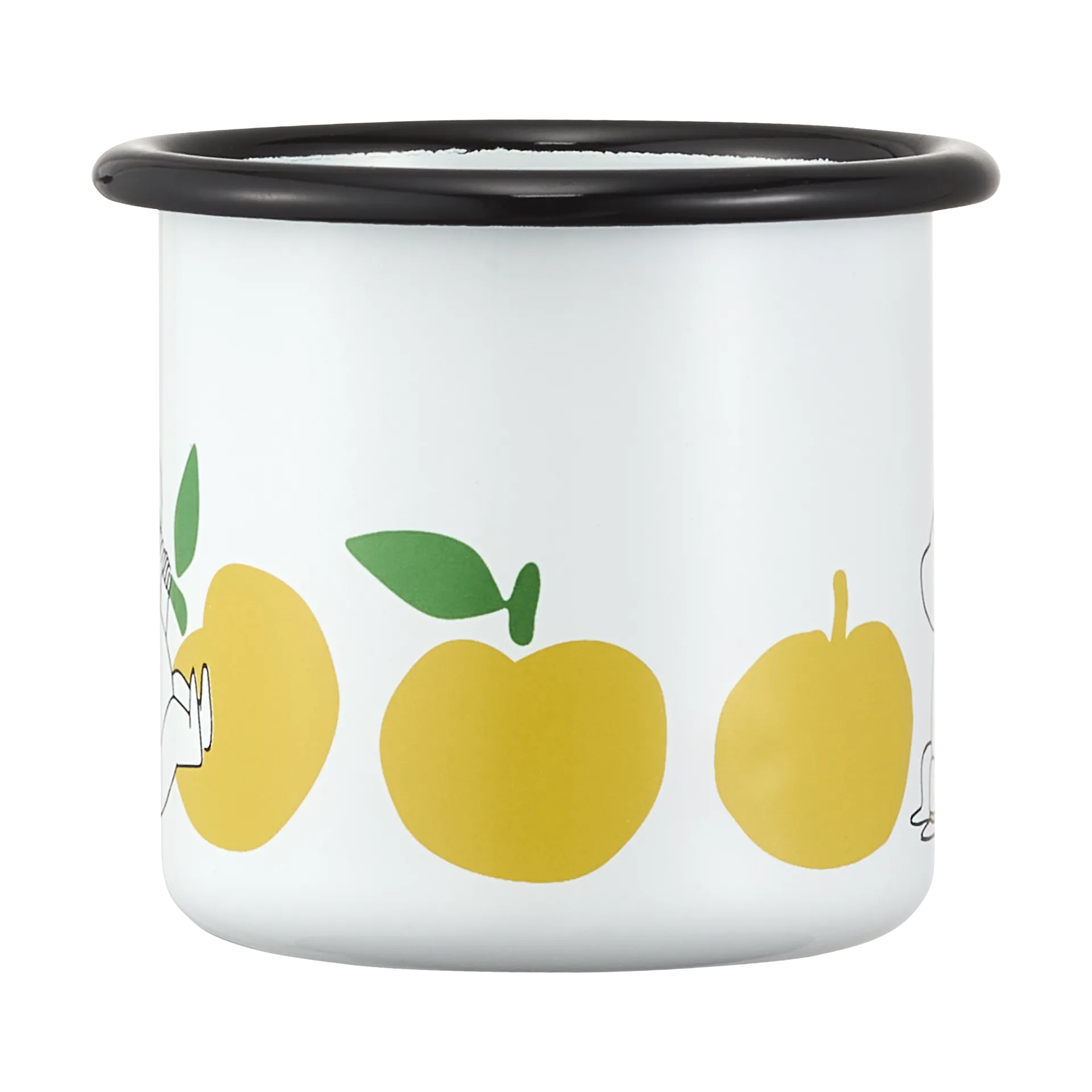 Moomin emalimuki 25 cl, Iloiset omenat Muurla