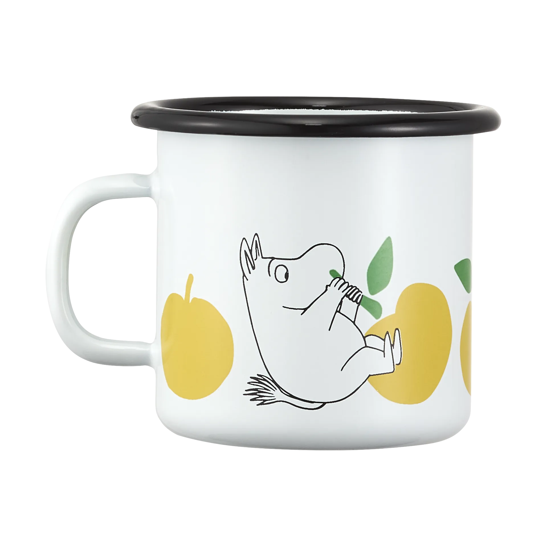 Moomin emalimuki 25 cl, Iloiset omenat Muurla