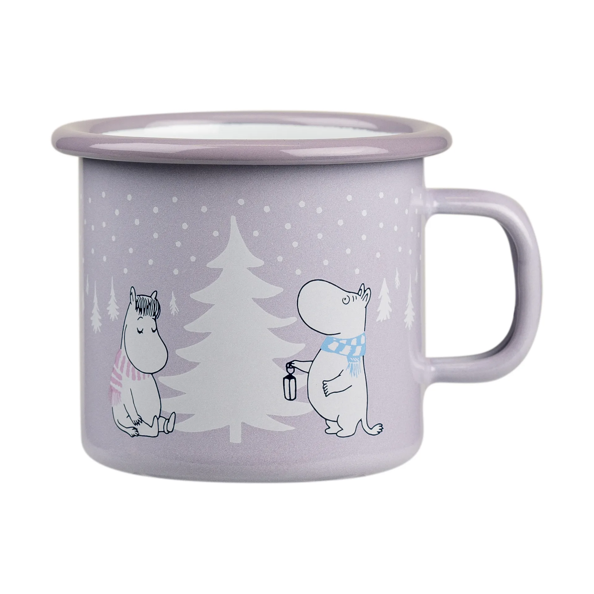 Moomin emalimuki 25 cl, Snowfall Muurla
