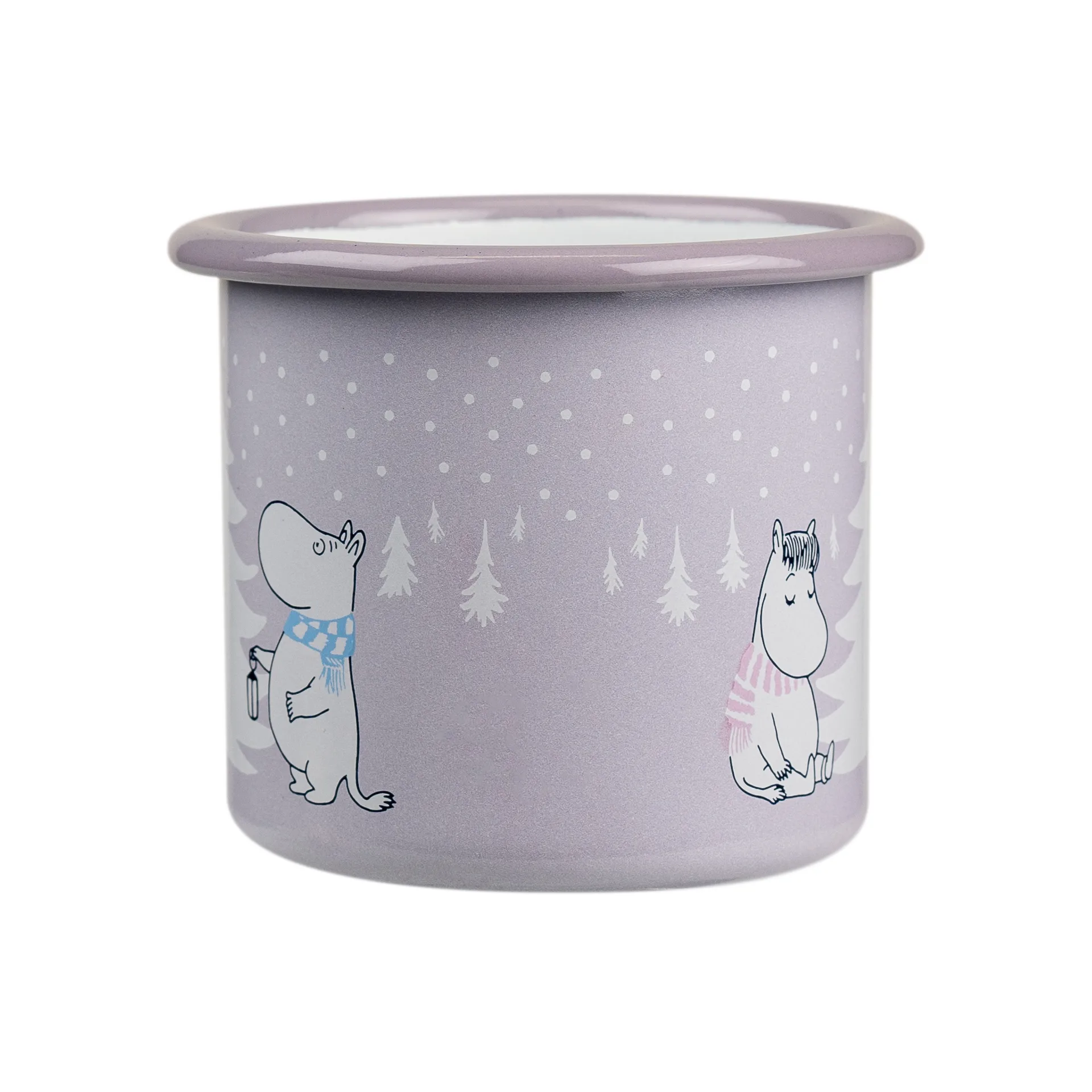 Moomin emalimuki 25 cl, Snowfall Muurla
