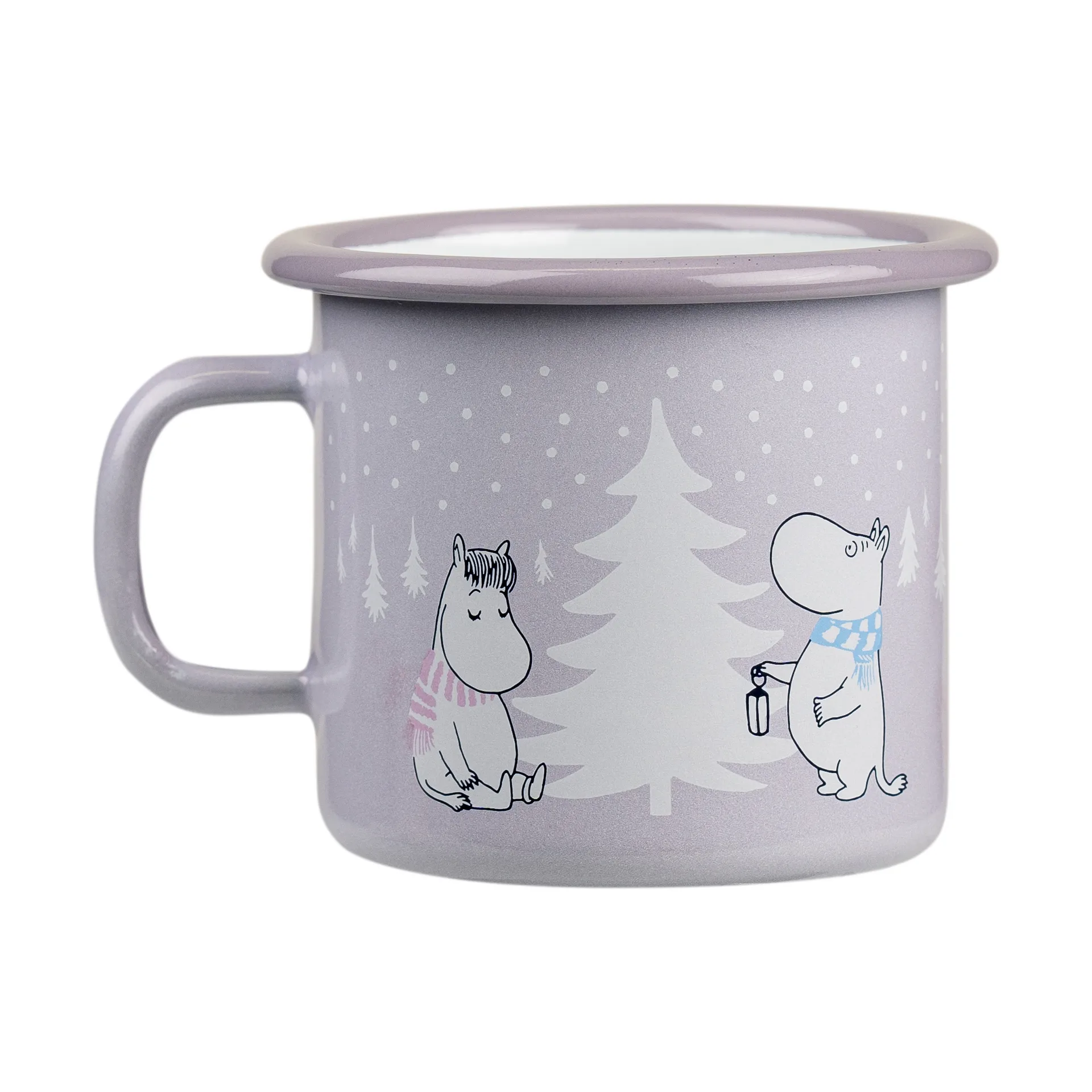 Moomin emalimuki 25 cl, Snowfall Muurla
