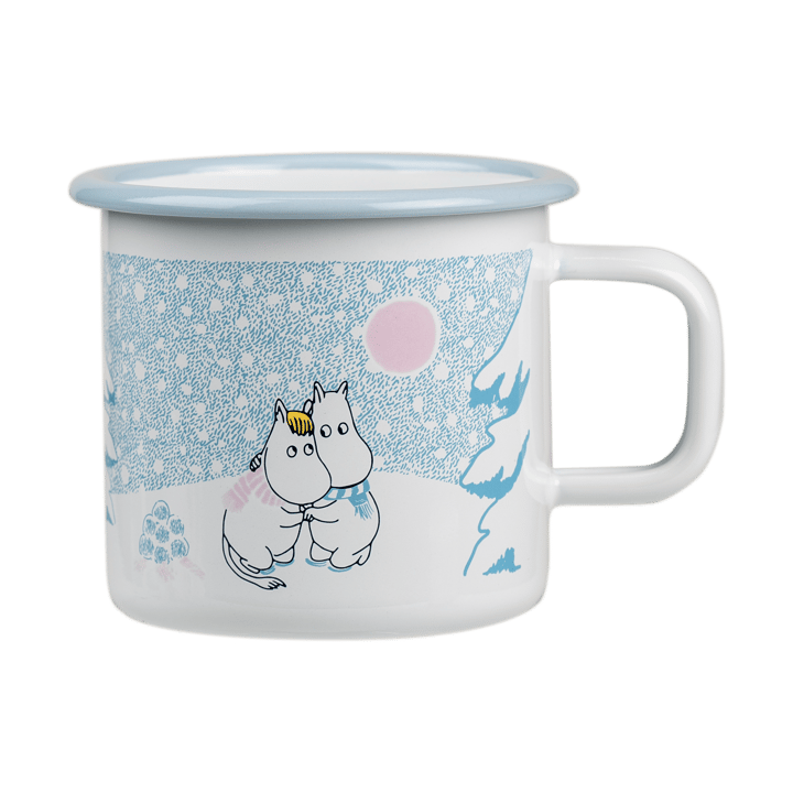 Moomin emalimuki 37 cl - Let it snow - Muurla