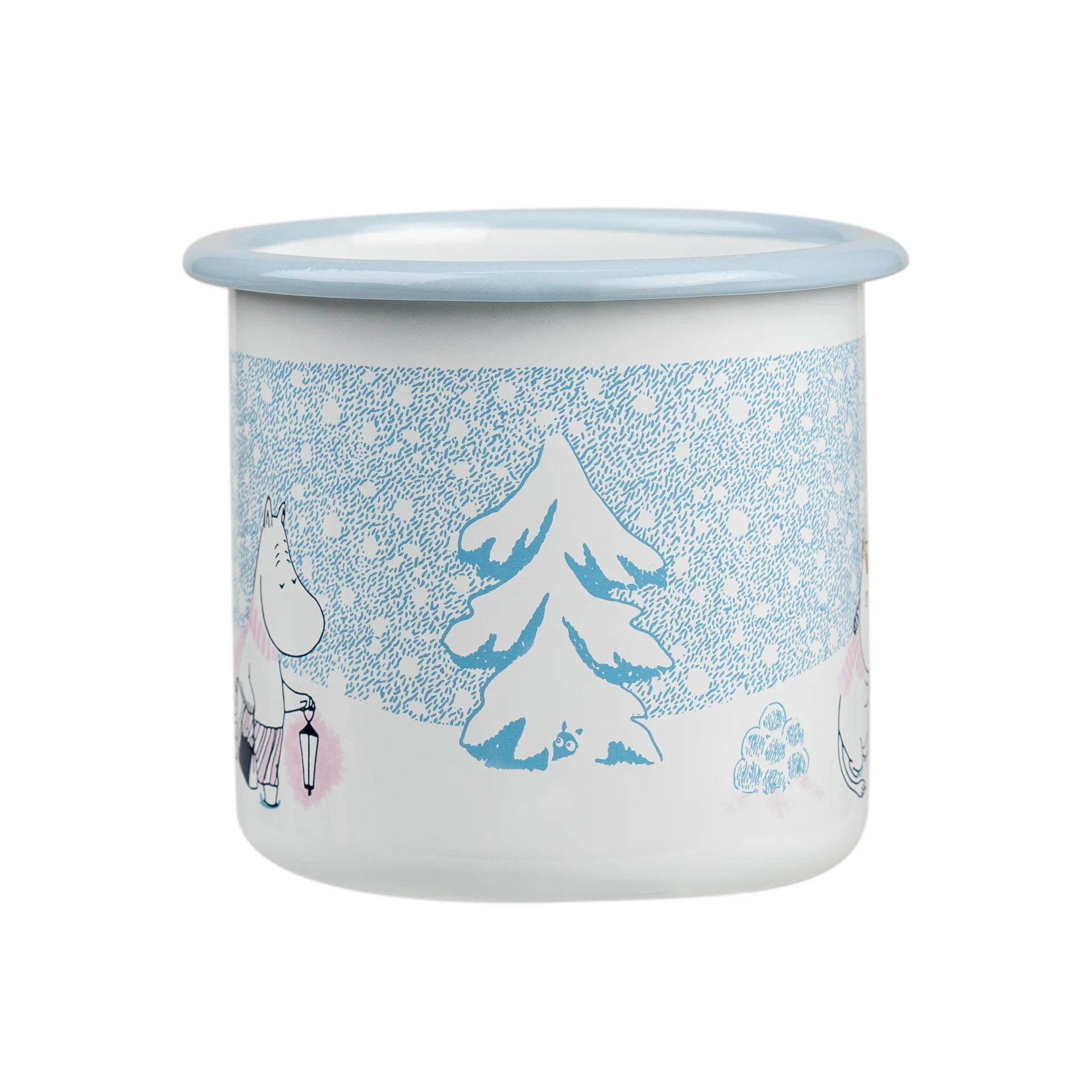 Moomin emalimuki 37 cl, Let it snow Muurla