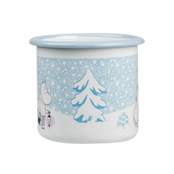 Moomin emalimuki 37 cl - Let it snow - Muurla