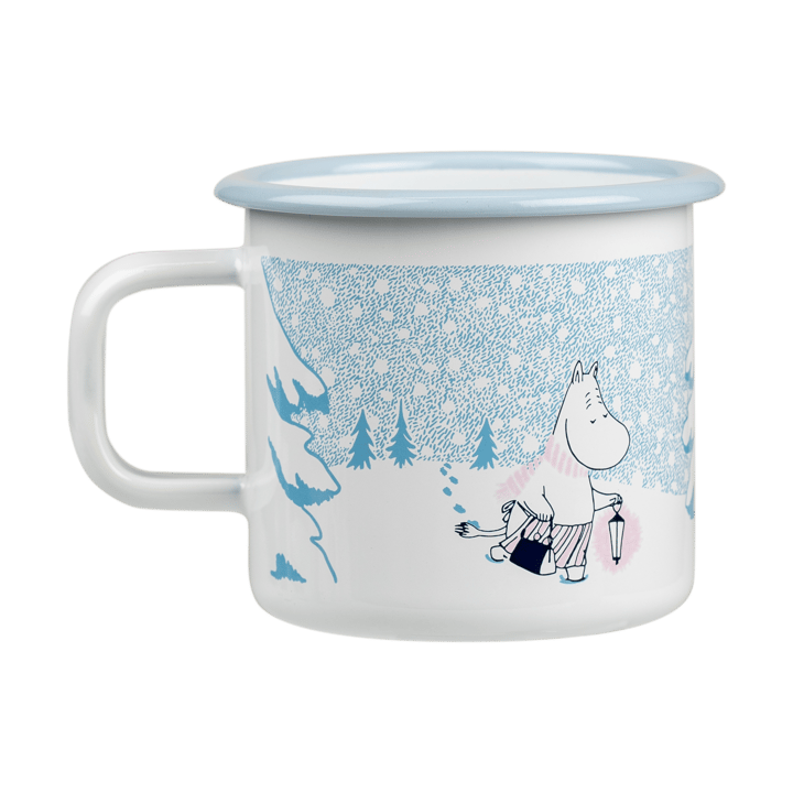 Moomin emalimuki 37 cl - Let it snow - Muurla