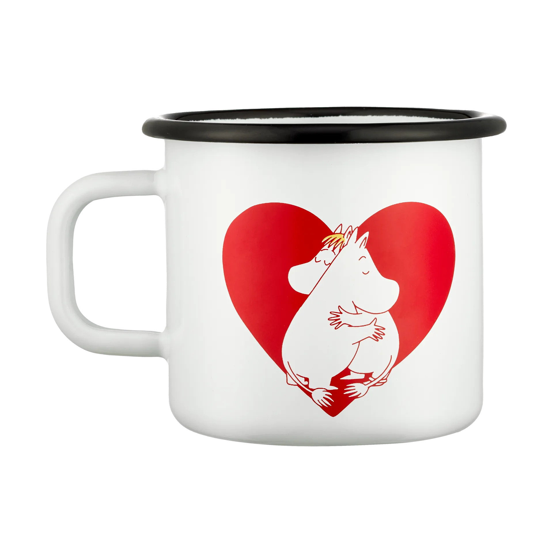 Moomin emalimuki 37 cl, Sydän Muurla