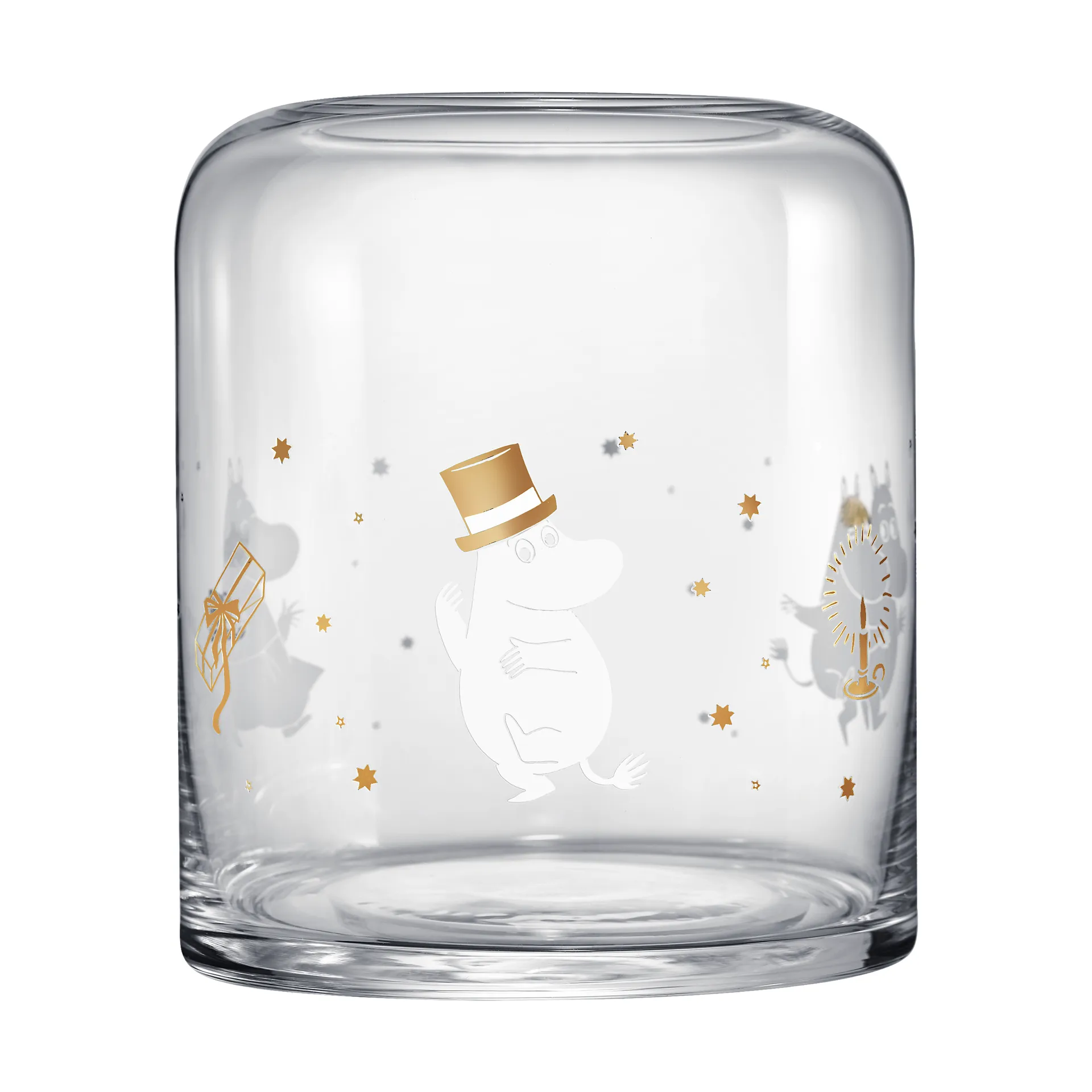 Moomin kynttilälyhty 18 cm, Sparkling stars Muurla