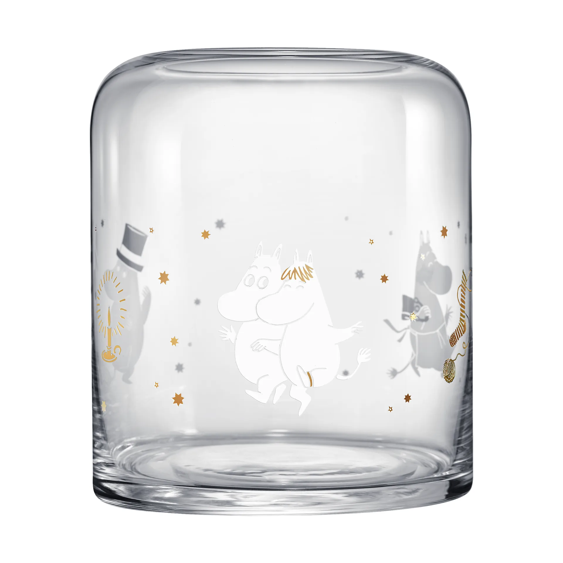 Moomin kynttilälyhty 18 cm, Sparkling stars Muurla