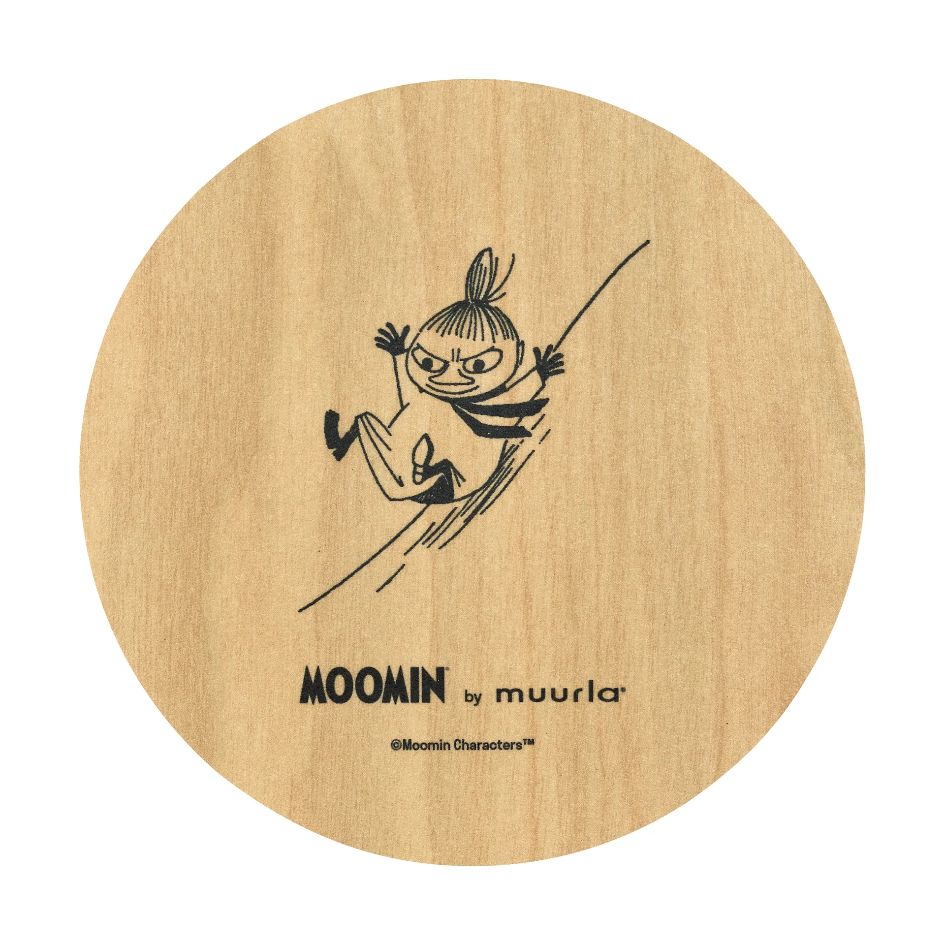 Moomin lasinalunen Ø10 cm, Anna sataa lunta Muurla