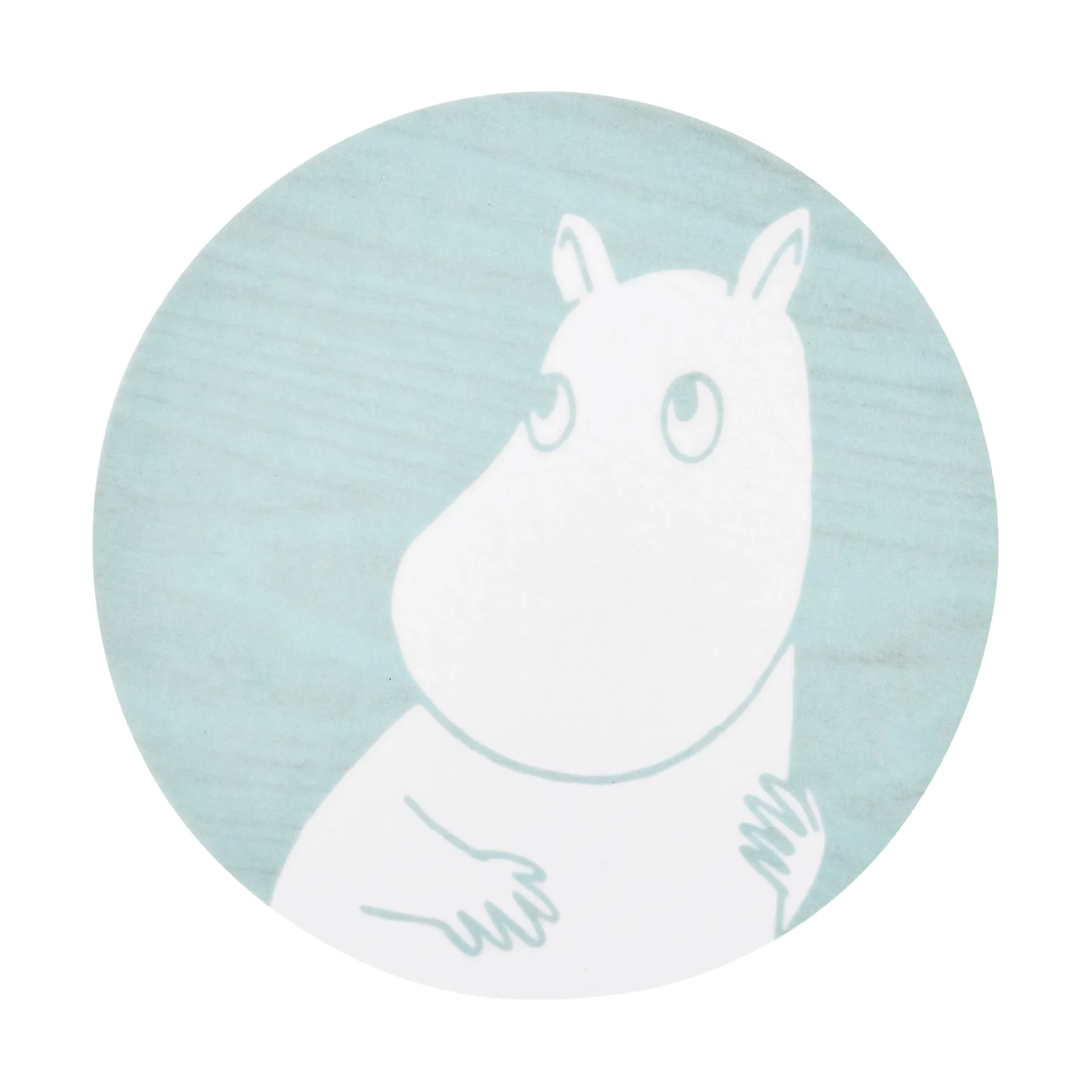 Moomin lasinalunen Ø10 cm, Momintroll Muurla
