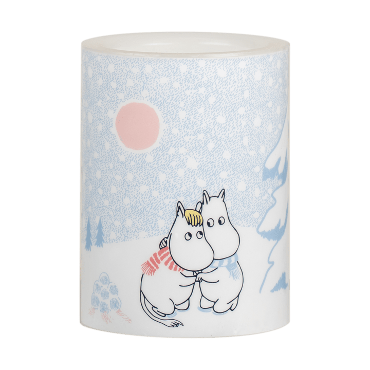 Moomin LED-pöytäkynttilä 10 cm - Let it snow - Muurla