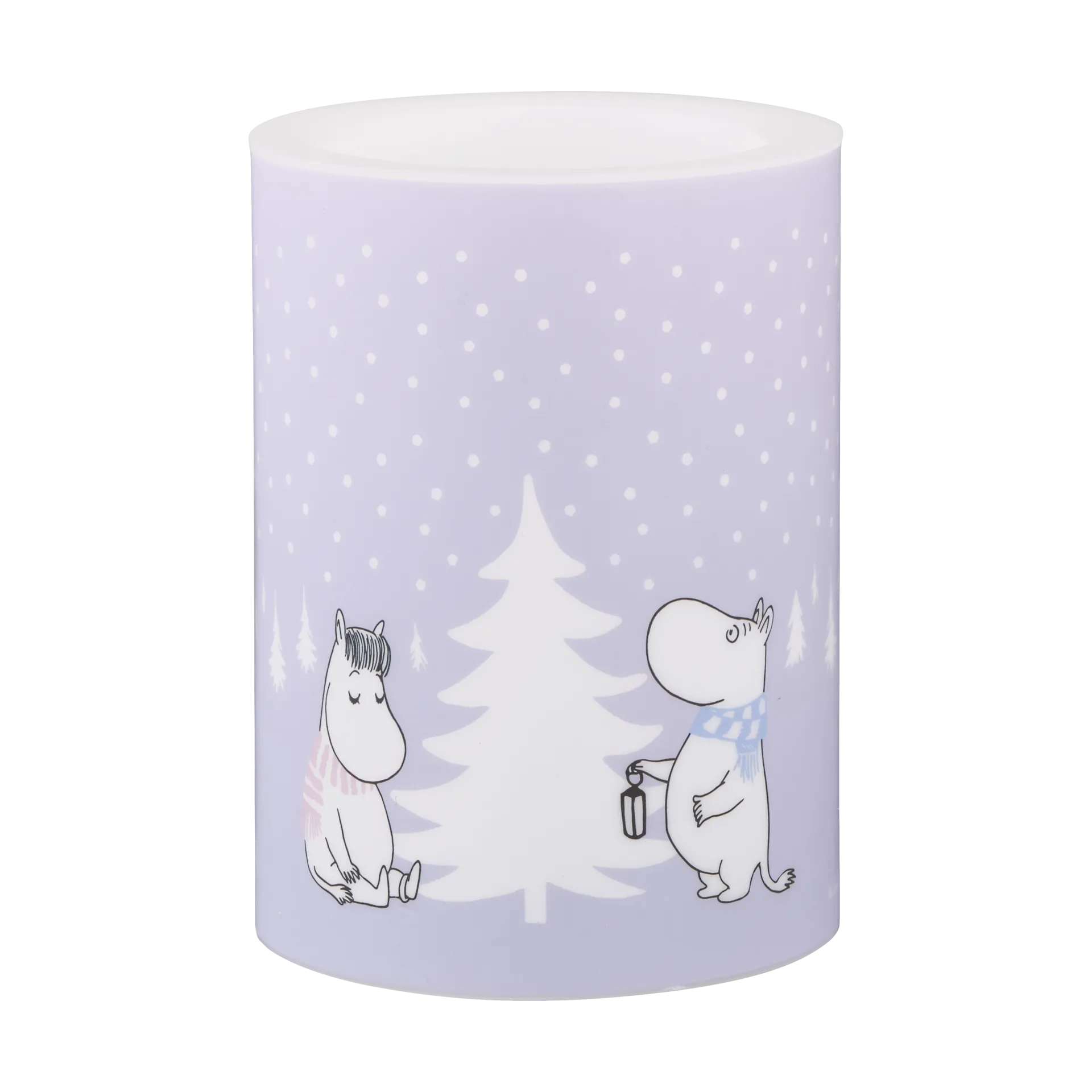 Moomin LED-pöytäkynttilä 10 cm, Snowfall Muurla