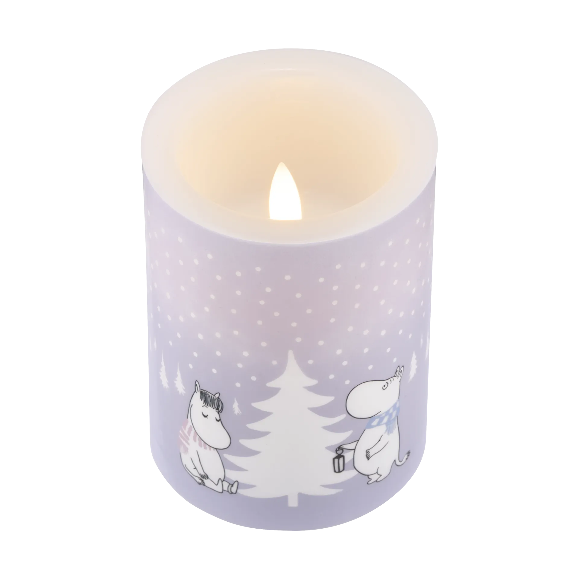 Moomin LED-pöytäkynttilä 10 cm, Snowfall Muurla