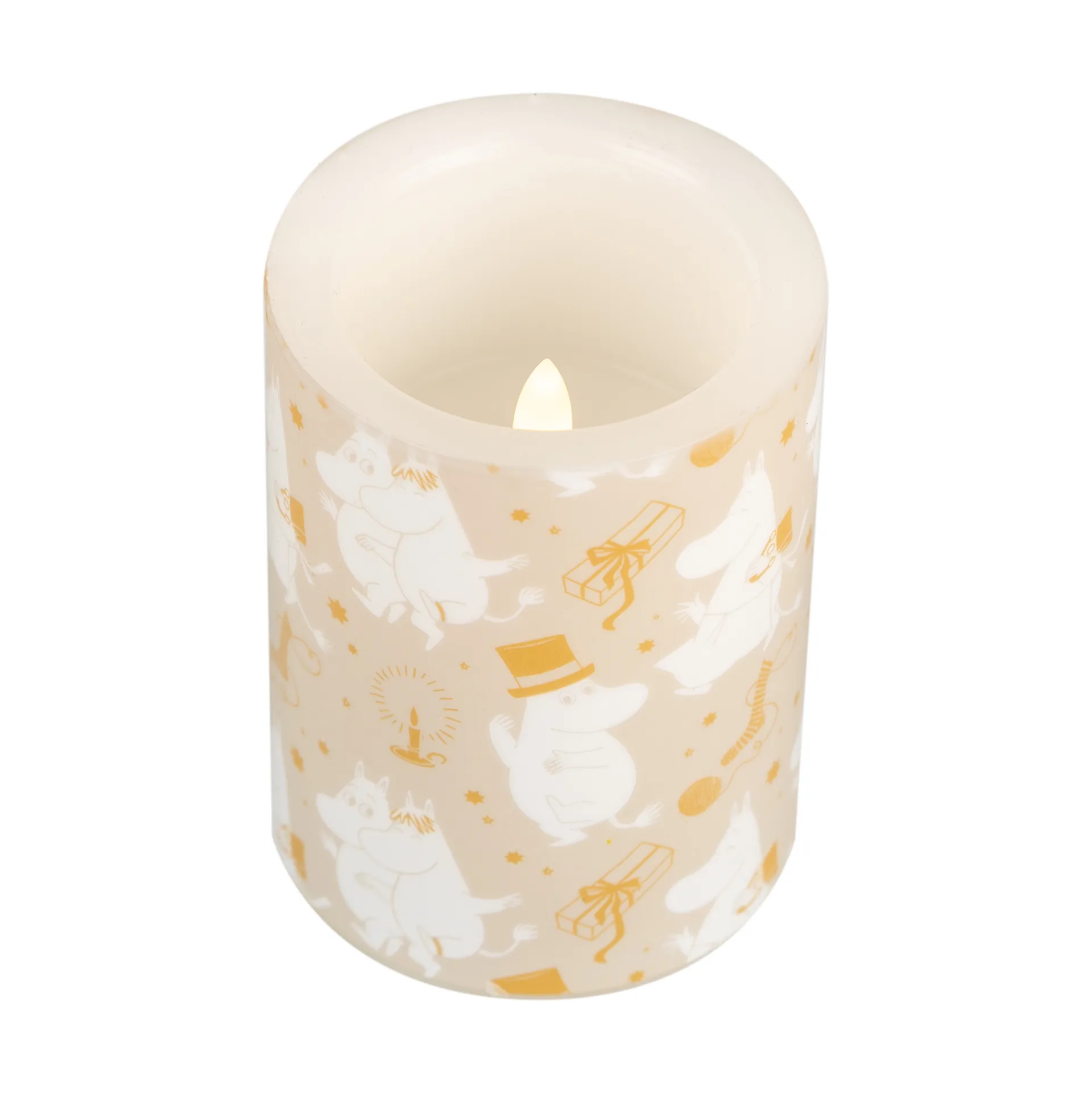 Moomin LED-pöytäkynttilä 10 cm, Sparkling stars Muurla