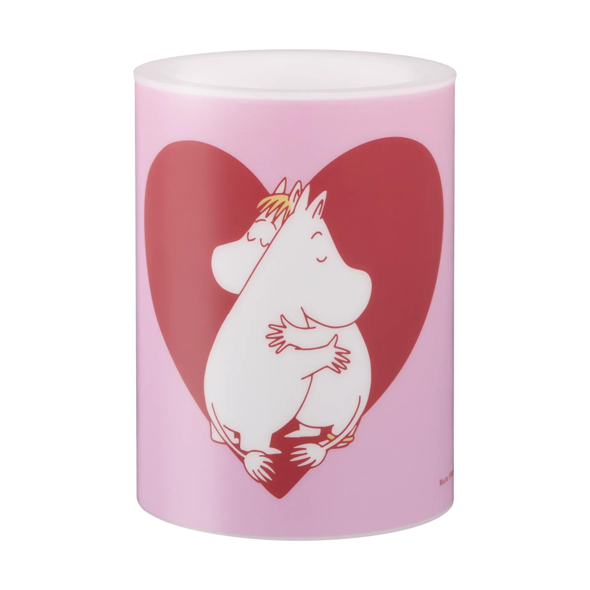 Moomin LED-pöytäkynttilä 10 cm, Sydän Muurla