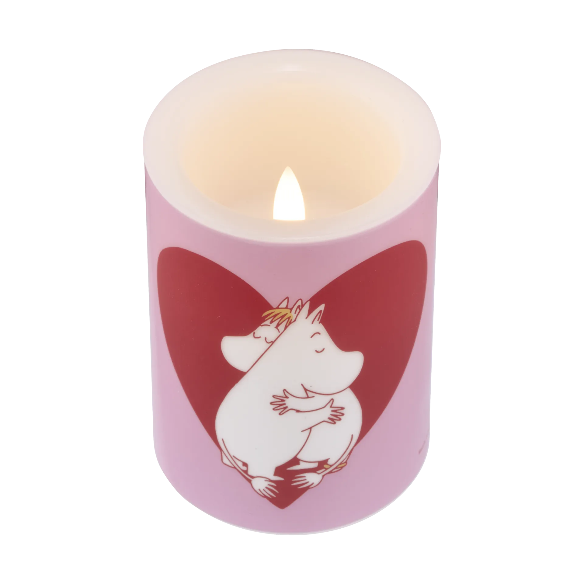 Moomin LED-pöytäkynttilä 10 cm, Sydän Muurla