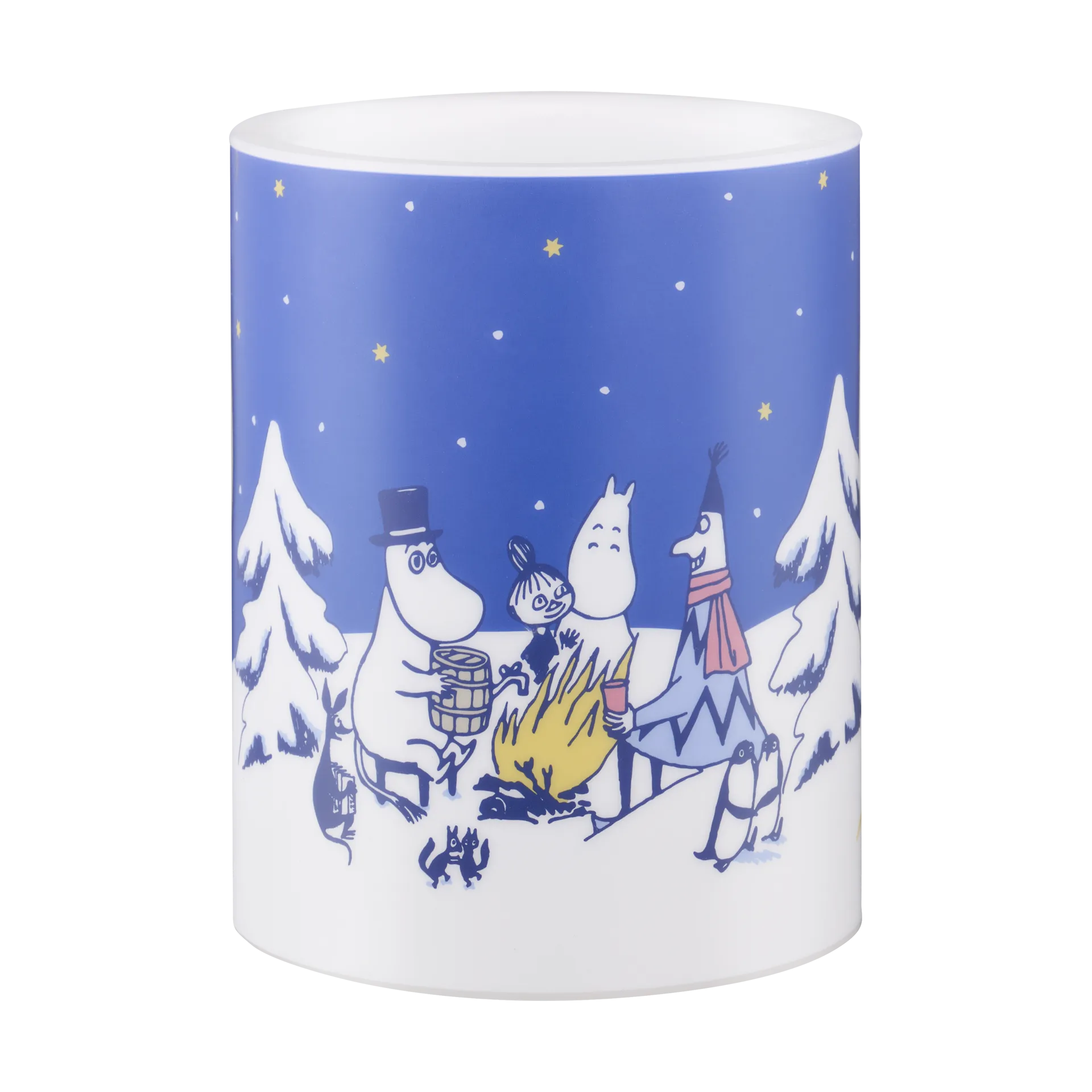 Moomin LED-pöytäkynttilä 12,5 cm, Tähtiyö Muurla